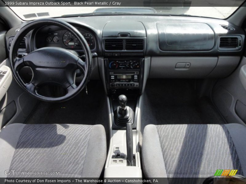 Black Pearl Metallic / Gray 1999 Subaru Impreza Outback Sport