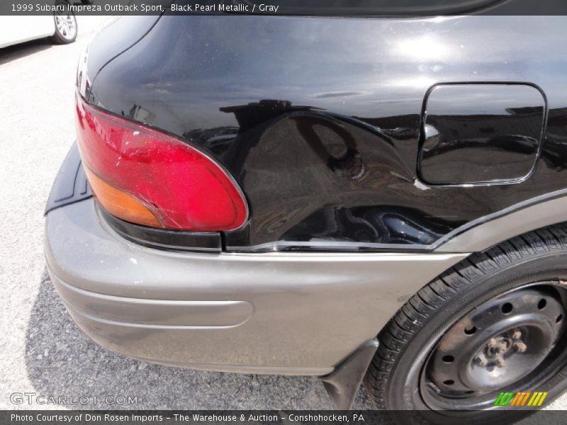 Black Pearl Metallic / Gray 1999 Subaru Impreza Outback Sport