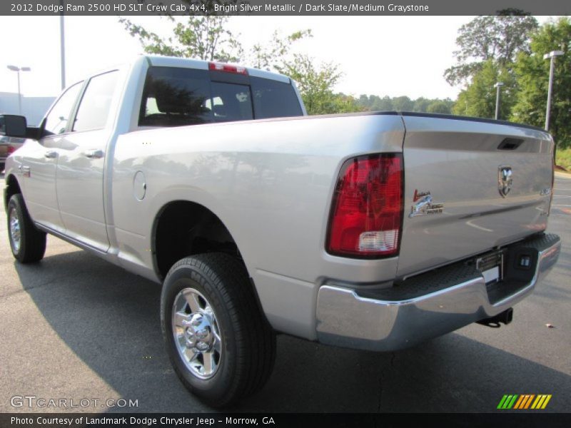 Bright Silver Metallic / Dark Slate/Medium Graystone 2012 Dodge Ram 2500 HD SLT Crew Cab 4x4