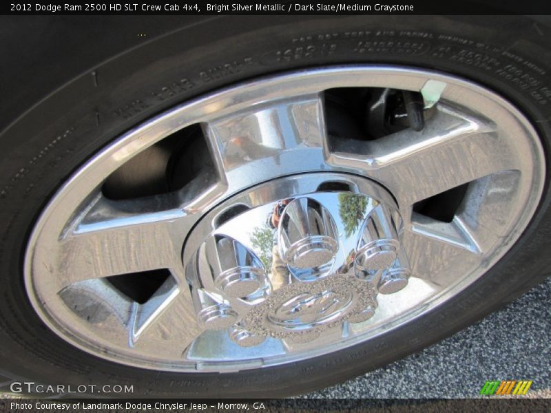 Bright Silver Metallic / Dark Slate/Medium Graystone 2012 Dodge Ram 2500 HD SLT Crew Cab 4x4