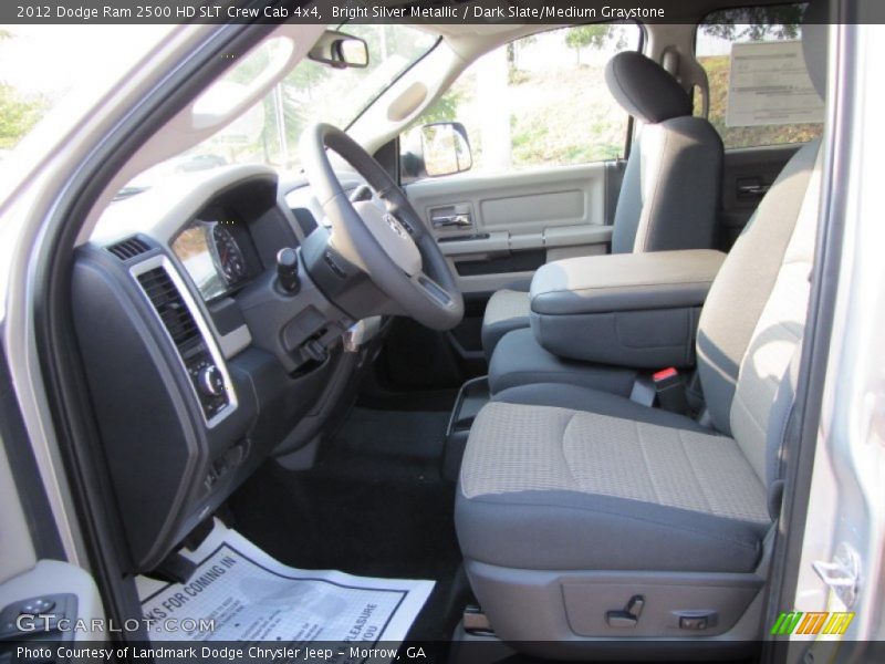 Bright Silver Metallic / Dark Slate/Medium Graystone 2012 Dodge Ram 2500 HD SLT Crew Cab 4x4