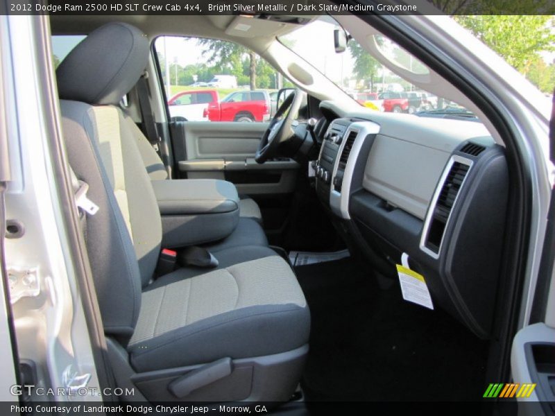 Bright Silver Metallic / Dark Slate/Medium Graystone 2012 Dodge Ram 2500 HD SLT Crew Cab 4x4