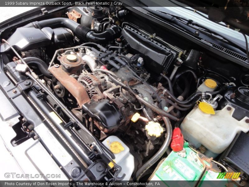 Black Pearl Metallic / Gray 1999 Subaru Impreza Outback Sport