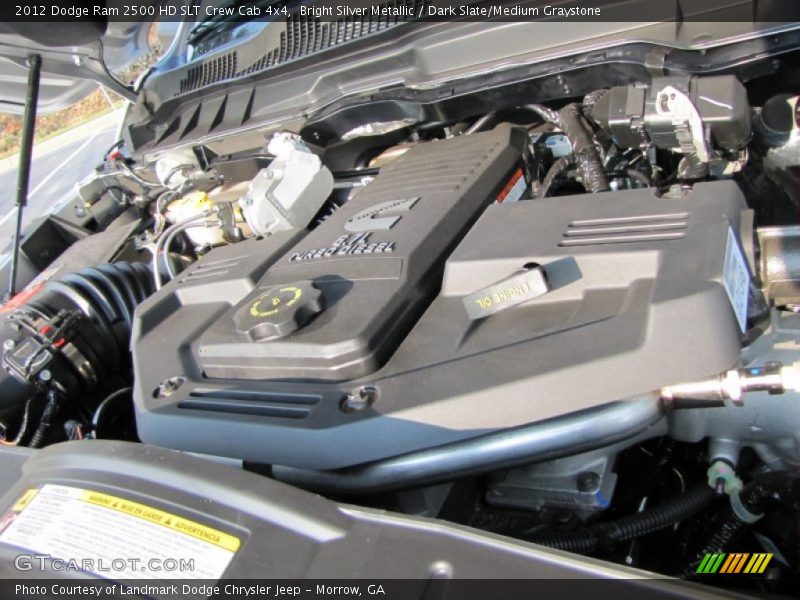 Bright Silver Metallic / Dark Slate/Medium Graystone 2012 Dodge Ram 2500 HD SLT Crew Cab 4x4