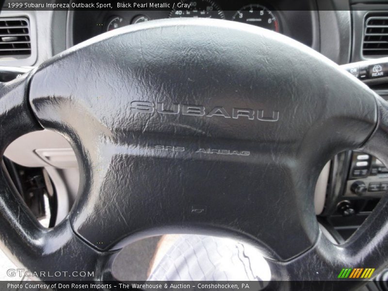 Black Pearl Metallic / Gray 1999 Subaru Impreza Outback Sport