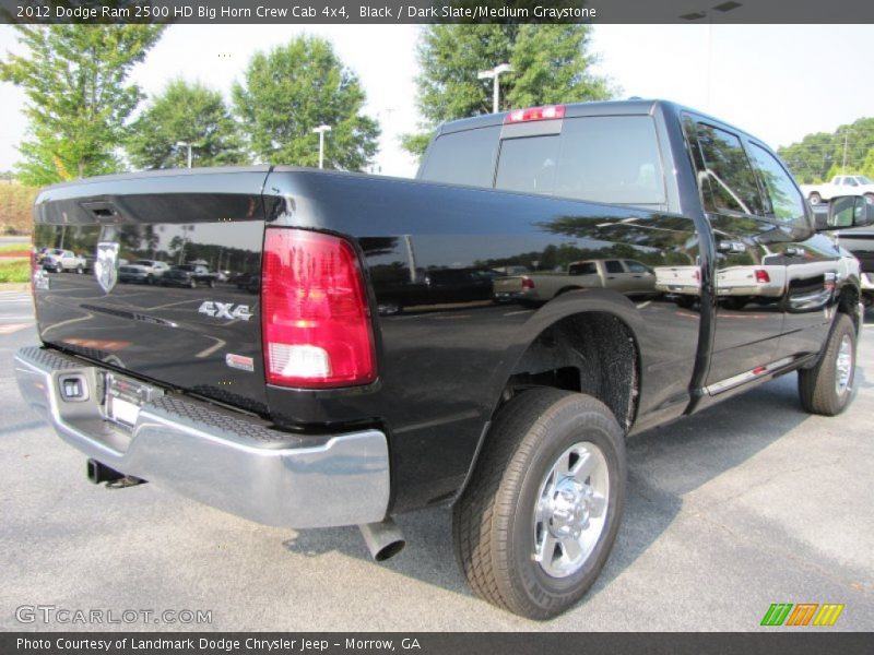 Black / Dark Slate/Medium Graystone 2012 Dodge Ram 2500 HD Big Horn Crew Cab 4x4