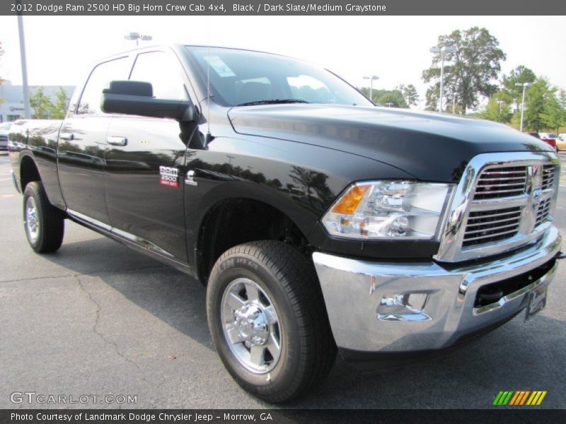 2012 Ram 2500 HD Big Horn Crew Cab 4x4 Black