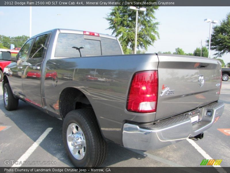 Mineral Gray Metallic / Dark Slate/Medium Graystone 2012 Dodge Ram 2500 HD SLT Crew Cab 4x4