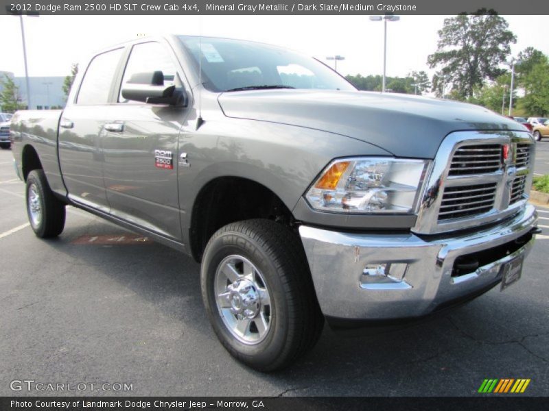 Mineral Gray Metallic / Dark Slate/Medium Graystone 2012 Dodge Ram 2500 HD SLT Crew Cab 4x4