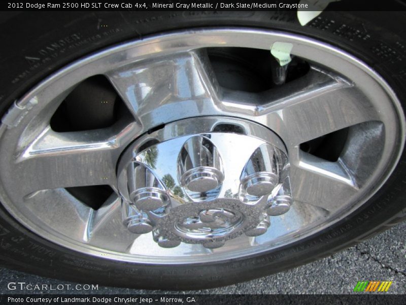 Mineral Gray Metallic / Dark Slate/Medium Graystone 2012 Dodge Ram 2500 HD SLT Crew Cab 4x4