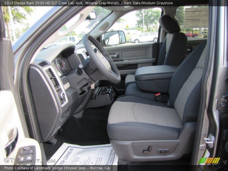 Mineral Gray Metallic / Dark Slate/Medium Graystone 2012 Dodge Ram 2500 HD SLT Crew Cab 4x4