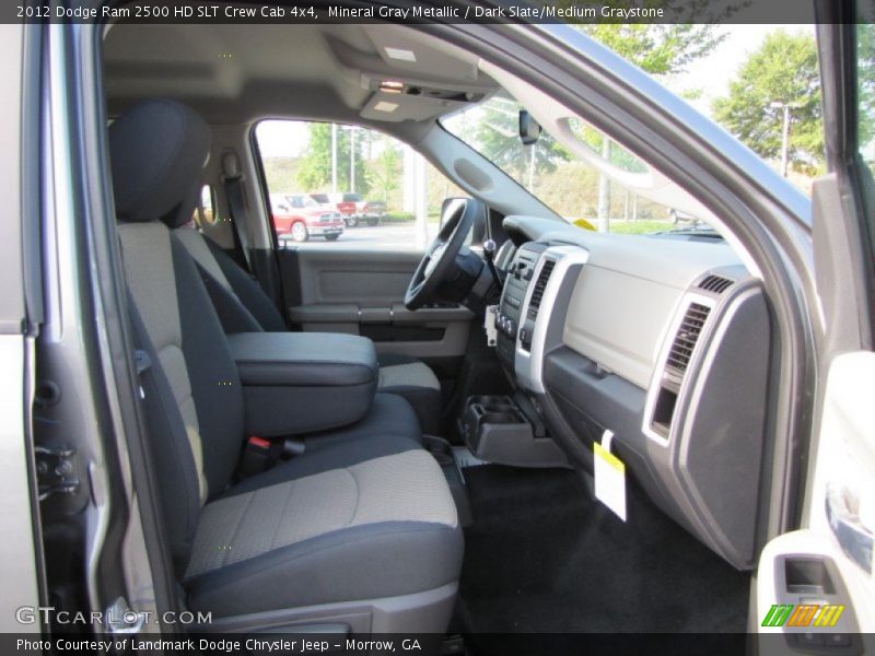 Mineral Gray Metallic / Dark Slate/Medium Graystone 2012 Dodge Ram 2500 HD SLT Crew Cab 4x4