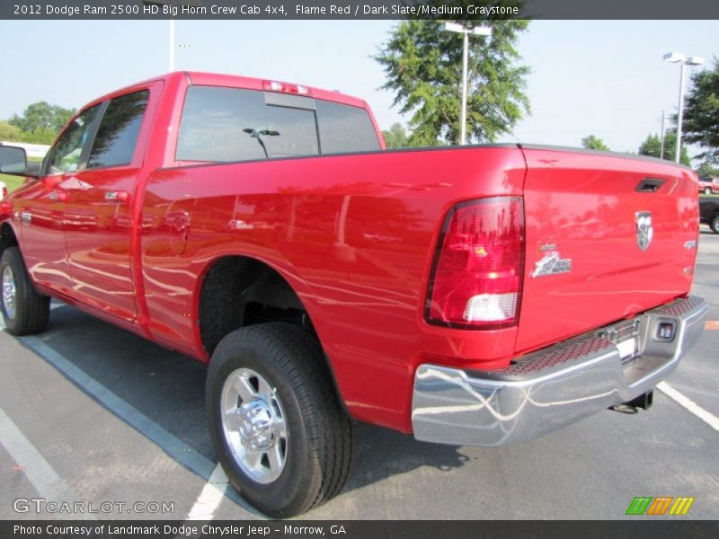 Flame Red / Dark Slate/Medium Graystone 2012 Dodge Ram 2500 HD Big Horn Crew Cab 4x4