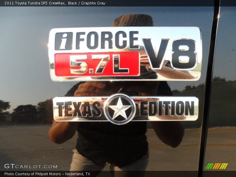 Black / Graphite Gray 2011 Toyota Tundra SR5 CrewMax