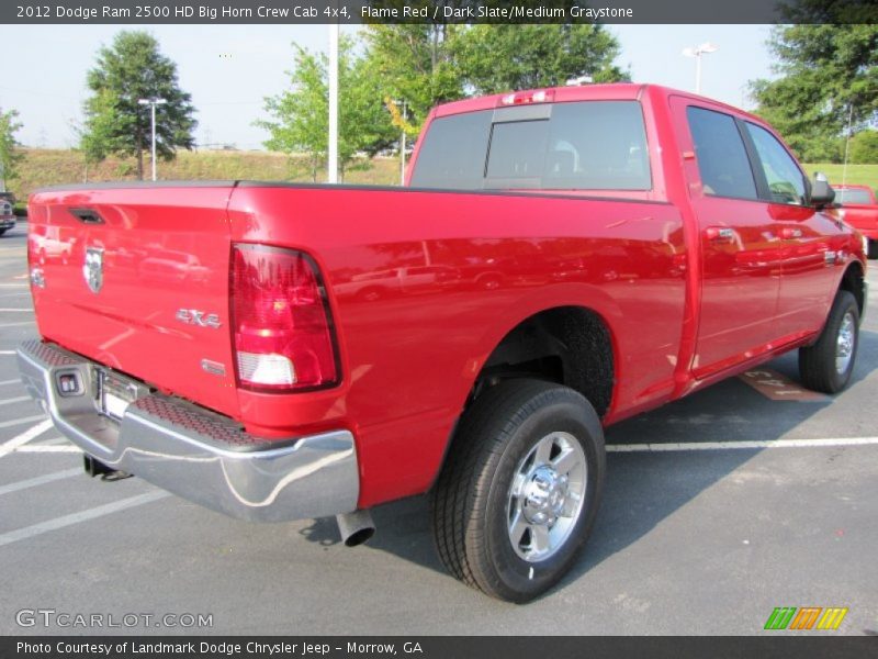 Flame Red / Dark Slate/Medium Graystone 2012 Dodge Ram 2500 HD Big Horn Crew Cab 4x4