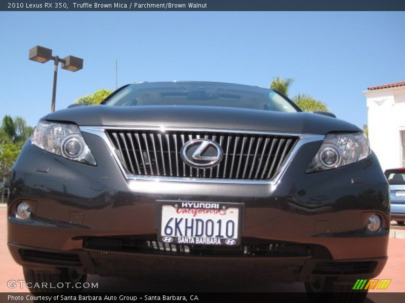 Truffle Brown Mica / Parchment/Brown Walnut 2010 Lexus RX 350