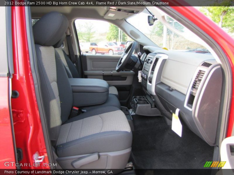 Flame Red / Dark Slate/Medium Graystone 2012 Dodge Ram 2500 HD Big Horn Crew Cab 4x4