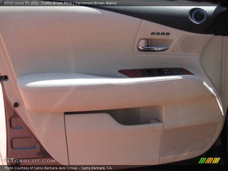 Truffle Brown Mica / Parchment/Brown Walnut 2010 Lexus RX 350