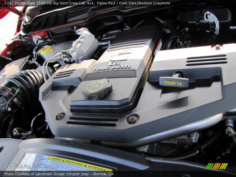 Flame Red / Dark Slate/Medium Graystone 2012 Dodge Ram 2500 HD Big Horn Crew Cab 4x4