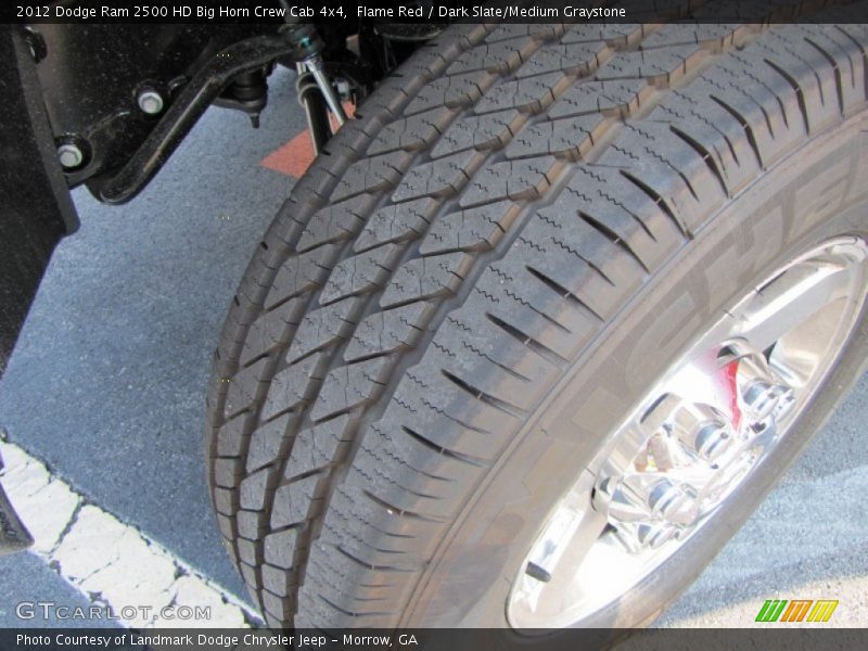Flame Red / Dark Slate/Medium Graystone 2012 Dodge Ram 2500 HD Big Horn Crew Cab 4x4