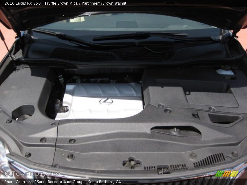 Truffle Brown Mica / Parchment/Brown Walnut 2010 Lexus RX 350