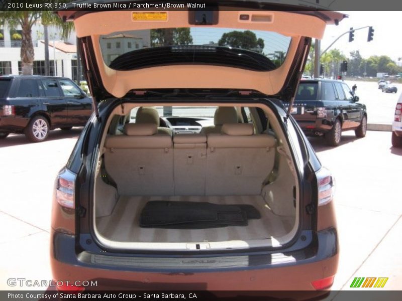 Truffle Brown Mica / Parchment/Brown Walnut 2010 Lexus RX 350