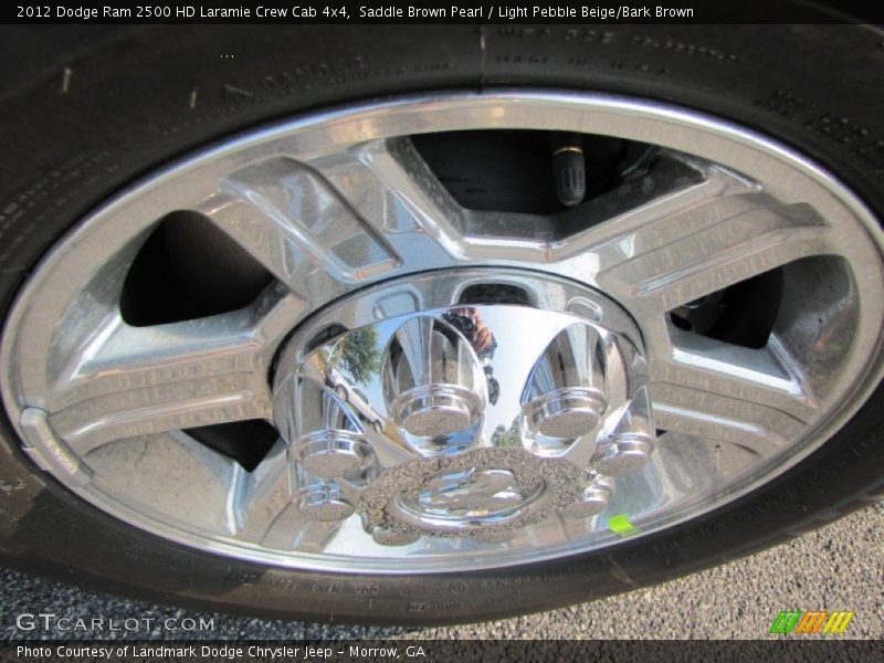 Saddle Brown Pearl / Light Pebble Beige/Bark Brown 2012 Dodge Ram 2500 HD Laramie Crew Cab 4x4