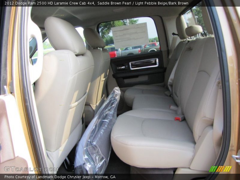 Saddle Brown Pearl / Light Pebble Beige/Bark Brown 2012 Dodge Ram 2500 HD Laramie Crew Cab 4x4