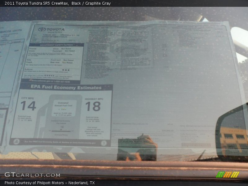 Black / Graphite Gray 2011 Toyota Tundra SR5 CrewMax
