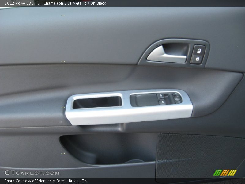 Chameleon Blue Metallic / Off Black 2012 Volvo C30 T5