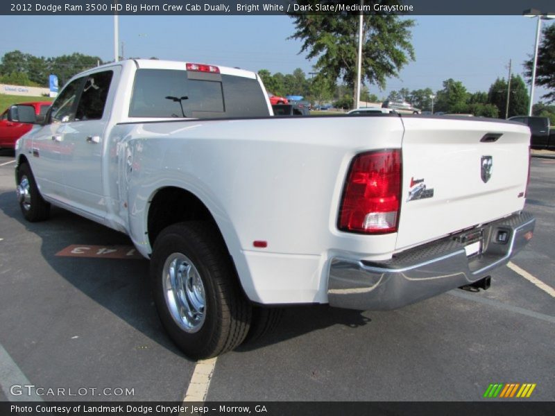 Bright White / Dark Slate/Medium Graystone 2012 Dodge Ram 3500 HD Big Horn Crew Cab Dually