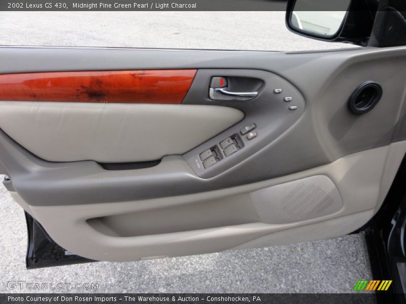 Midnight Pine Green Pearl / Light Charcoal 2002 Lexus GS 430