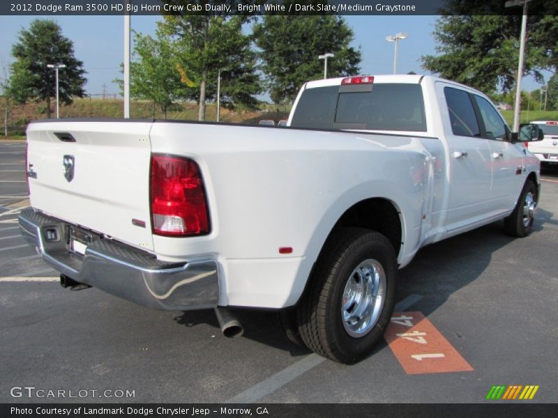 Bright White / Dark Slate/Medium Graystone 2012 Dodge Ram 3500 HD Big Horn Crew Cab Dually