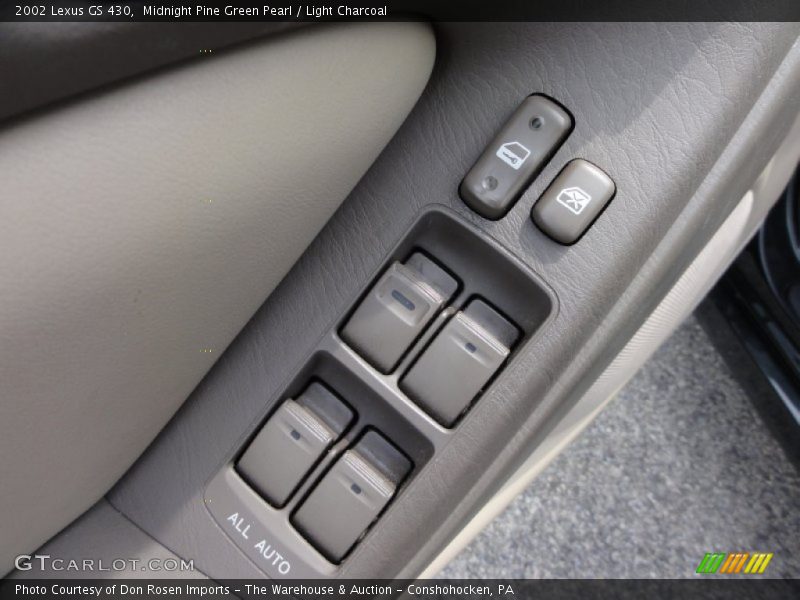 Midnight Pine Green Pearl / Light Charcoal 2002 Lexus GS 430