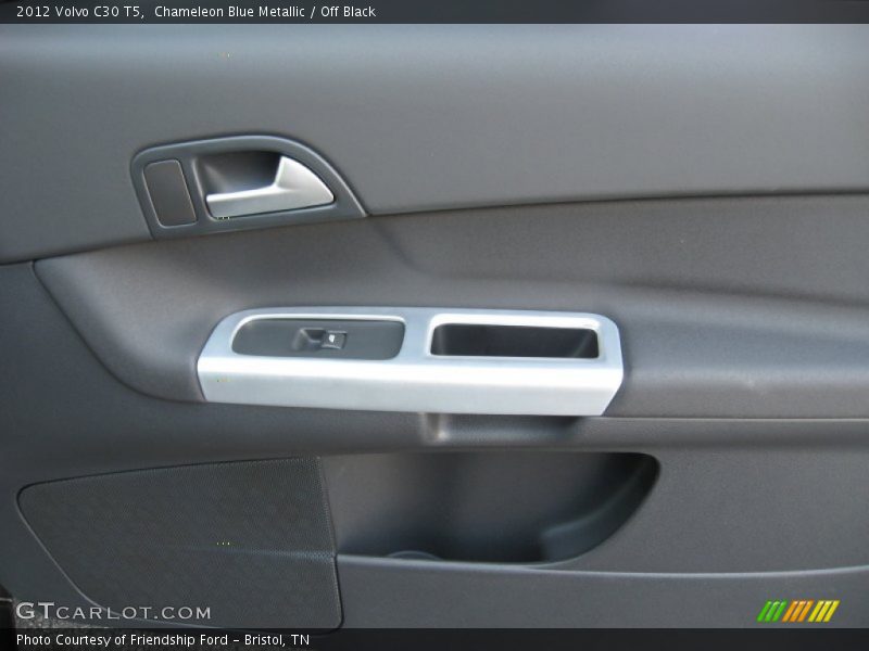 Chameleon Blue Metallic / Off Black 2012 Volvo C30 T5