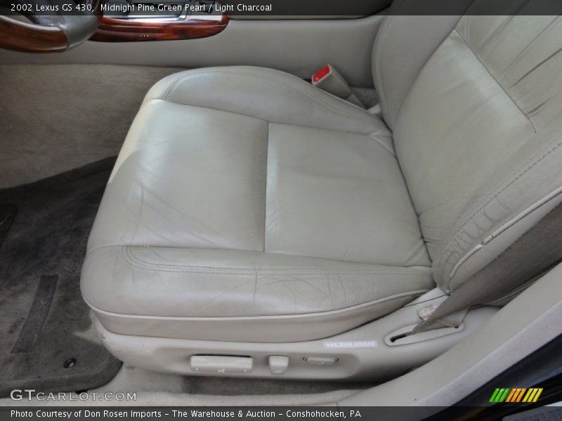 Midnight Pine Green Pearl / Light Charcoal 2002 Lexus GS 430