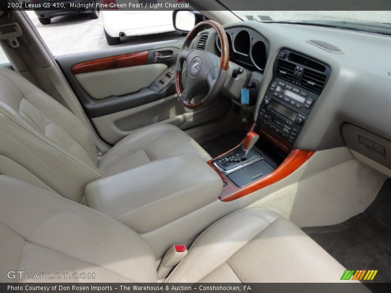 Midnight Pine Green Pearl / Light Charcoal 2002 Lexus GS 430
