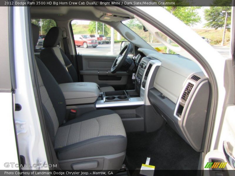 Bright White / Dark Slate/Medium Graystone 2012 Dodge Ram 3500 HD Big Horn Crew Cab Dually