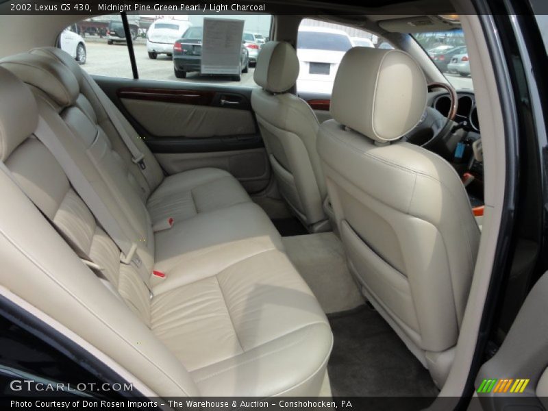 Midnight Pine Green Pearl / Light Charcoal 2002 Lexus GS 430