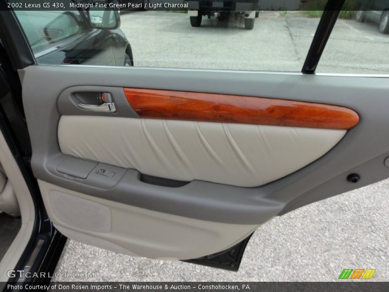 Midnight Pine Green Pearl / Light Charcoal 2002 Lexus GS 430