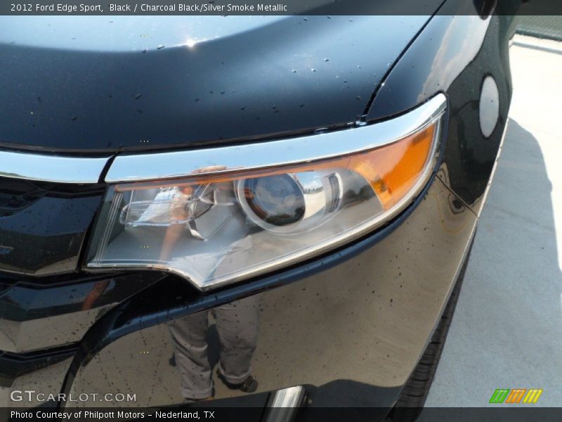 Black / Charcoal Black/Silver Smoke Metallic 2012 Ford Edge Sport