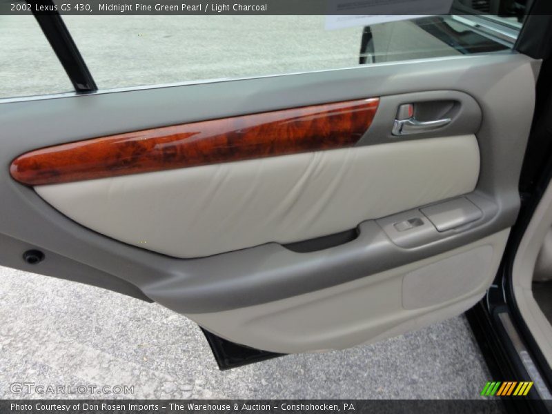 Midnight Pine Green Pearl / Light Charcoal 2002 Lexus GS 430