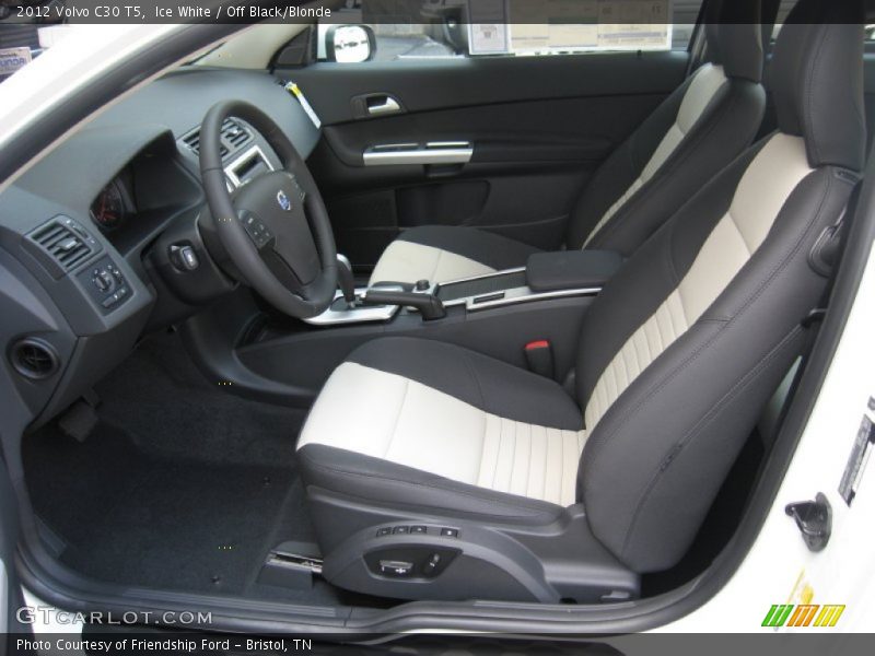 2012 C30 T5 Off Black/Blonde Interior
