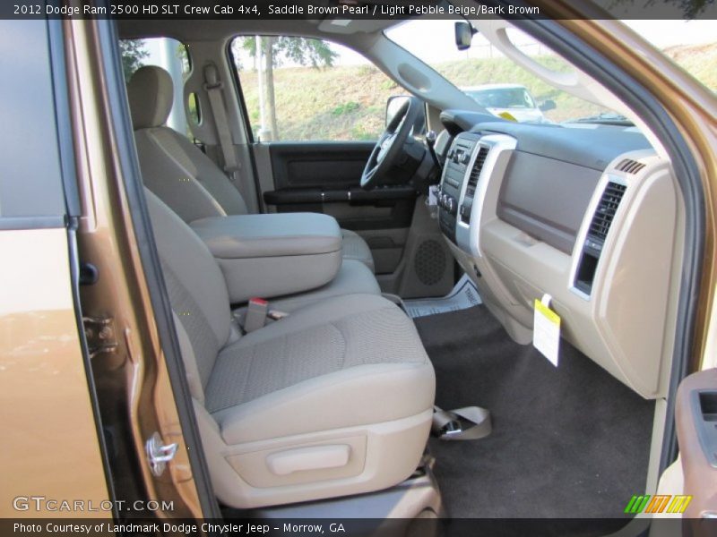  2012 Ram 2500 HD SLT Crew Cab 4x4 Light Pebble Beige/Bark Brown Interior