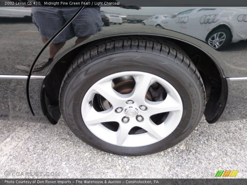Midnight Pine Green Pearl / Light Charcoal 2002 Lexus GS 430