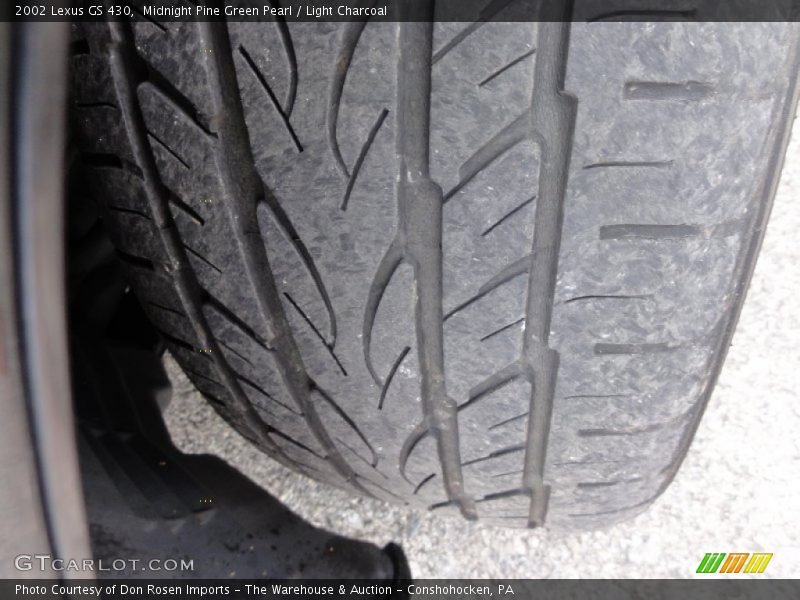 Midnight Pine Green Pearl / Light Charcoal 2002 Lexus GS 430