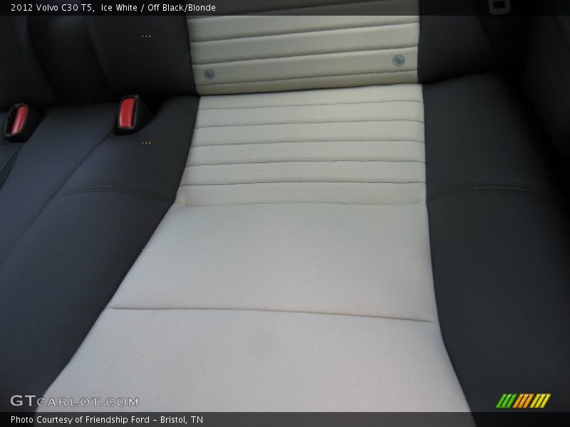 Ice White / Off Black/Blonde 2012 Volvo C30 T5