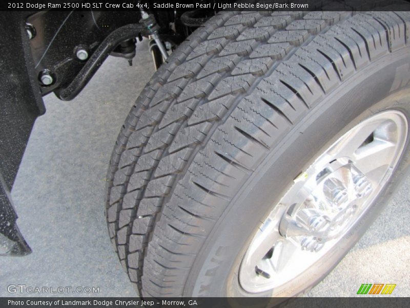 Saddle Brown Pearl / Light Pebble Beige/Bark Brown 2012 Dodge Ram 2500 HD SLT Crew Cab 4x4