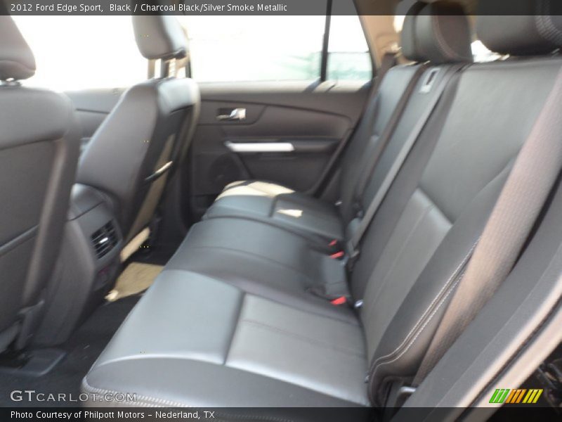 Black / Charcoal Black/Silver Smoke Metallic 2012 Ford Edge Sport