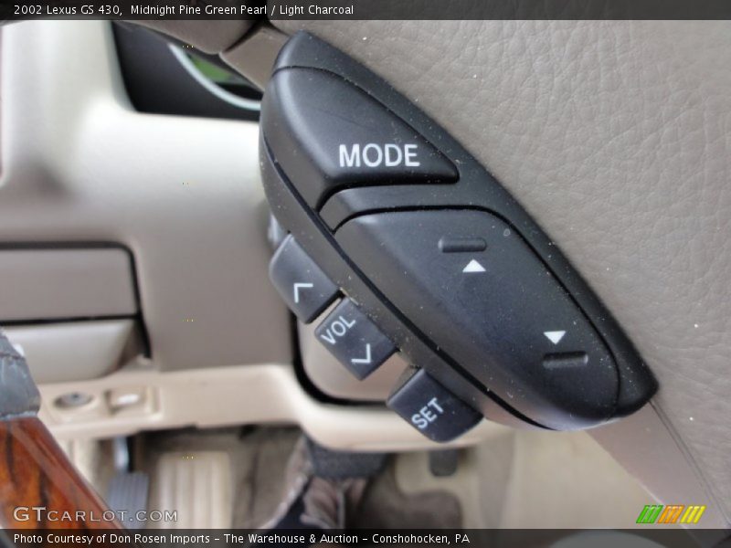 Midnight Pine Green Pearl / Light Charcoal 2002 Lexus GS 430